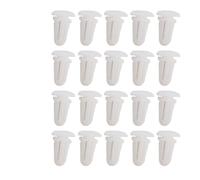NEIQIUWING Lot de 20 clips de voiture pour E30, E36, E39, E38, 325xi, 525i, 750i, clips de fixation de seuil de portière, porte-rivets, 51471840961, accessoires de voiture