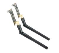 NEIQIUWING Module émetteur-récepteur sans fil 2,4 GHz 1100 m pour NRF24L01+ P pour LNA pour antenne