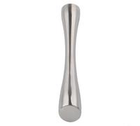 NEIQIUWING Moulin à glace 304, broyeur robuste pour boissons et citrons, utilisation facile pour barista et ménage, argent (B)