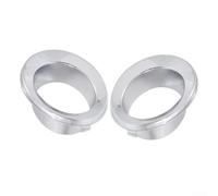NEIQIUWING Moulure de phare antibrouillard chromée pour MINI Cooper Base 2005-2008, lot de 2 pièces avant gauche pour droite, pièce de rechange OE 51117127941 51117127942