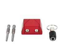 NEIQIUWING OBD II Port Lock en alliage d'aluminium avec vis de sécurité, antivol pour interface de diagnostic, compatible avec les véhicules à partir de 1996, rouge