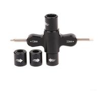 NEIQIUWING Outil d'hélice RC à cliquet avec roulement pour vis M5 1,5 mm/2 mm pour réparation FPV métal 8 x 5 x 3 cm