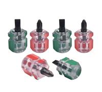 NEIQIUWING Petit tournevis portable, outil de réparation pour vis à tête plate et cruciforme