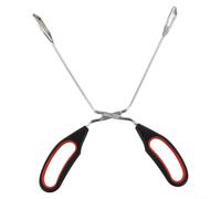 NEIQIUWING Pince de cuisine avec fonction ciseaux, poignée ergonomique en polypropylène et TPR, passe au lave-vaisselle, idéale pour le barbecue, la cuisson et le service, disponible en 23,5 cm, 28 cm