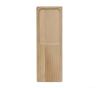 NEIQIUWING Plateau à sushis en bois de style japonais | Plateau rectangulaire 36 x 12 cm pour servir élégant et photographie alimentaire