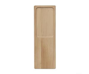 NEIQIUWING Plateau à sushis en bois de style japonais | Plateau rectangulaire 36 x 12 cm pour servir élégant et photographie alimentaire