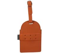 NEIQIUWING Porte-thé de golf en cuir PU avec clip ceinture Orange 13 x 9 x 1 cm