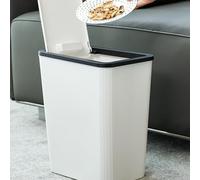 NEIQIUWING Poubelle élégante avec couvercle pour salle de bain, cuisine et salon