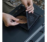 NEIQIUWING Pour abat-jour pyramidal, boîtier de lampe avec crochet et coque inférieure