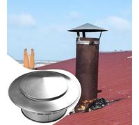 NEIQIUWING Pour couvercle de cheminée en acier inoxydable, sortie d'air frais, tuyau de toit, hotte d'évacuation