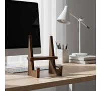 NEIQIUWING Présentoir en bois rustique pour décoration et souvenirs - Présentoir solide en bois massif - 26,5 x 15,4 x 3,2 cm