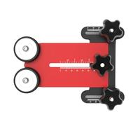 NEIQIUWING Roulettes en aluminium Feather-Loc pour scie circulaire de table - 186 mm - Pression réglable - Pour rails à fente centrale et en T