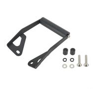 NEIQIUWING rrad Support de navigation pour Moto V85 pour tt 2019-2024 - Support de téléphone GPS robuste en aluminium - Kit de montage pour tableau de bord amortit les vibrations Noir