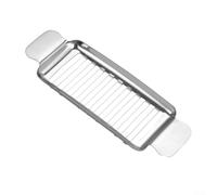 NEIQIUWING Trancheuse à fromage en acier inoxydable pour fromage dur et beurre, ustensile de cuisine ergonomique en acier inoxydable, passe au lave-vaisselle, polyvalent pour jambon et gâteau, argent