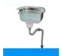 NEIQIUWING Tuyau d'évacuation pour évier simple : anti-odeurs avec bouchon de cafard intégré