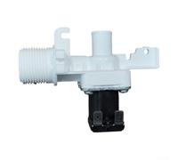 NEIQIUWING Valve d'entrée pour machine à laver Haier à chargement par le haut, pièce de rechange 0034001319C, électrovanne avec filtre en acier inoxydable et joint anti-fuite, AC220-240V, boîtier ABS