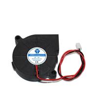 NEIQIUWING Ventilateur radial Silent 5015 DC 5 V 12 V 24 V 50 x 15 mm, 4300 tr/min ± 10 %, 3,85 CFM, roulement à huile, connecteur 2 broches