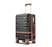 NEISIA Ensemble de bagages à main, valise de cabine de 50,8 cm avec roues rotatives, coque rigide légère en polycarbonate + ABS avec serrure TSA, fermetures éclair YKK approuvées par les compagnies