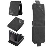 Neivi Coque pour Samsung Galaxy Z Flip 7 Portefeuille Etui, Housse Flip Fentes Carte Premium Cuir PU Cover pour Samsung Z Flip 7, RFID Blocage, Fonction Support Antichoc TPU Coque Z Flip 7 5G (Noir)