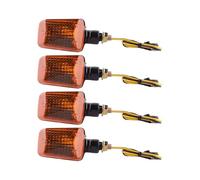 Neixlyi clignotants moto 4 pièces/ensemble 12V 8mm tour pour lampe de signalisation pour Nighthawk 250 650 750 pour Shadow VT1100 VT500 VT750 VT600 VT700 pour rebelle