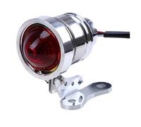 Neixlyi clignotants moto Avertissement d'arrêt pour arrière de pour moto pour feu pour signalisation 6mm frein pour permis pour plaque pour Harley(Argent)