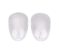Neixlyi clignotants moto Clignotants pour avant de pour moto, indicateur lumineux, couvercle d'objectif lampe, 2 pièces pour APRILIA TUONO 2002 - 2004 MILLE 2001-2004(Blanc)