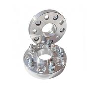 Neixlyi entretoises de Roue de Voiture Entretoises de Roue Hubcentric vs Hubless, 2 pièces, E39 série 5 pour BMW 525i 528i(Silver Or Black 20mm)