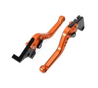 Neixlyi Levier d'embrayage réglable Leviers de frein pour avant et arrière pour Piaggio pour NRG POWER DD MEDLEY 125 pour Gilera pour Runner 200(Orange)