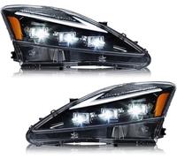 Neixlyi Phares de véhicules Ensemble de phares pour avant pour Lexus IS250 IS350 2006-2013(B,Left Hand Drive)