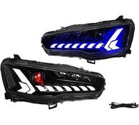 Neixlyi Phares de véhicules Phares pour avant pour Mitsubishi pour Grand pour Lancer pour EVO-X 2008-2018, paire de phares voiture(Left-hand Driving)