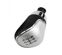 Neixlyi pommeaux de Levier de Vitesse Pommeau de Levier pour Vitesses pour Ford pour Focus MK2 MK3, pour Fiesta MK7, C-Max, B-Max 5/6(5 Silver)