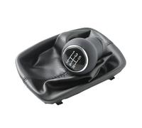 Neixlyi pommeaux de Levier de Vitesse Soufflet de pommeau de Levier de pour Vitesse pour A6 C5 A4 B5 A8 D2(5-Speed-Black)