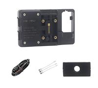 Neixlyi Support de Navigation pour Moto pour BMW R1200GS ADV F700GS F800GS pour Moto pour pour Chargeur pour Mobile Phone Wireless Charging Holder Stand(Wireless Holder 12mm)