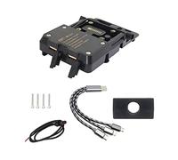 Neixlyi Support de Navigation pour Moto pour BMW R1200GS ADV F700GS F800GS pour Moto pour pour Chargeur pour Mobile Phone Wireless Charging Holder Stand(USB 16mm Bracket)