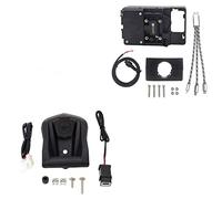 Neixlyi Support de Navigation pour Moto pour Yamaha pour T-Max 530 DX SX 560 2017-2021 pour Moto Téléphone Navigation Support sans Fil pour Port de Charge pour(22mm USB Holder)