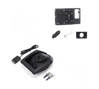 Neixlyi Support de Navigation pour Moto Support de Navigation pour téléphone Moto, Port Chargement sans Fil, pour Yamaha,pour NMAX 125,pour 155,pour Xmax,pour 300(22mm Wireless Holder)