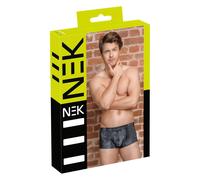 NEK - Boxer noir motif peau de serpent - L