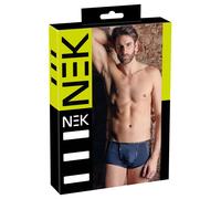 NEK - Boxer sexy bleu en microfibre avec côtés en mesh, taille S