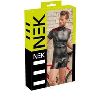 NEK- Chemise homme noir/rouge M