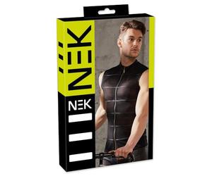 Nek Debardeur Translucide avec Zip L Large