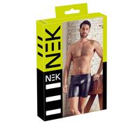 NEK Pantalon En Noir Mattlook avec Fermeture Éclair Dans L'Etape Et Latérale