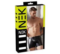 Nek Short Noir Mat Matelassé avec Zip - L Large