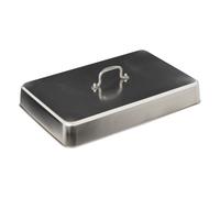 Neka – Cloche pour plancha rectangulaire en acier 43 cm gris