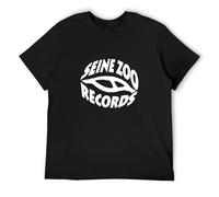 Nekfeu Seine Zoo Records Men T-Shirt Printed Camiseta Black Tee Top M