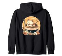 Neko Cat Bol de Soupe de Nouilles Ramen Pho Japon Kawaii Sweat à Capuche