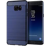 NEKOYA Coque Samsung Galaxy Note FE,Samsung Galaxy Note FE Coque de Protection avec Absorption de Choc et Anti-Scratch [ Fibre de Carbone Souple Gel de silice TPU] pour Samsung Galaxy Note FE