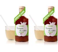 Nektar | Vinaigre de Cidre Bio | Non Pasteurisé, Non Filtré, Avec sa Mère | Digestion, Glycémie, Perte de Poids | Spécial Cure | 500 ml | Fabriqué artisanalement en Normandie (Lot de 2)