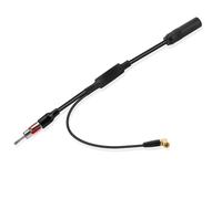Nelawya Adaptateur de câble diviseur d'antenne Universel Dab+/FM pour Voiture | Connecteur ISO vers DIN & SMB | Compatible avec Les autoradios Pioneer, Sony, Alpine, TechniSat, Blaupunkt