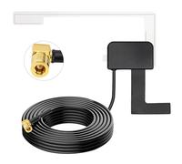 Nelawya Antenne Dab pour Voiture avec connecteur SMB | Antenne Active à Montage sur vitre 3 m pour Radio Dab+ Automobile | Compatible avec Pioneer, Blaupunkt, Alpine, JVC, Clarion