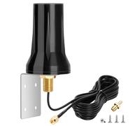 Nelawya Antenne d'extérieur 5G 4G LTE 5 dBi 698-3800MHz Long Range Antenne omnidirectionnelle avec connecteur SMA/TS9 pour routeur de points chauds mobiles 5G 4G MiFi, caméra de trail cellulaire